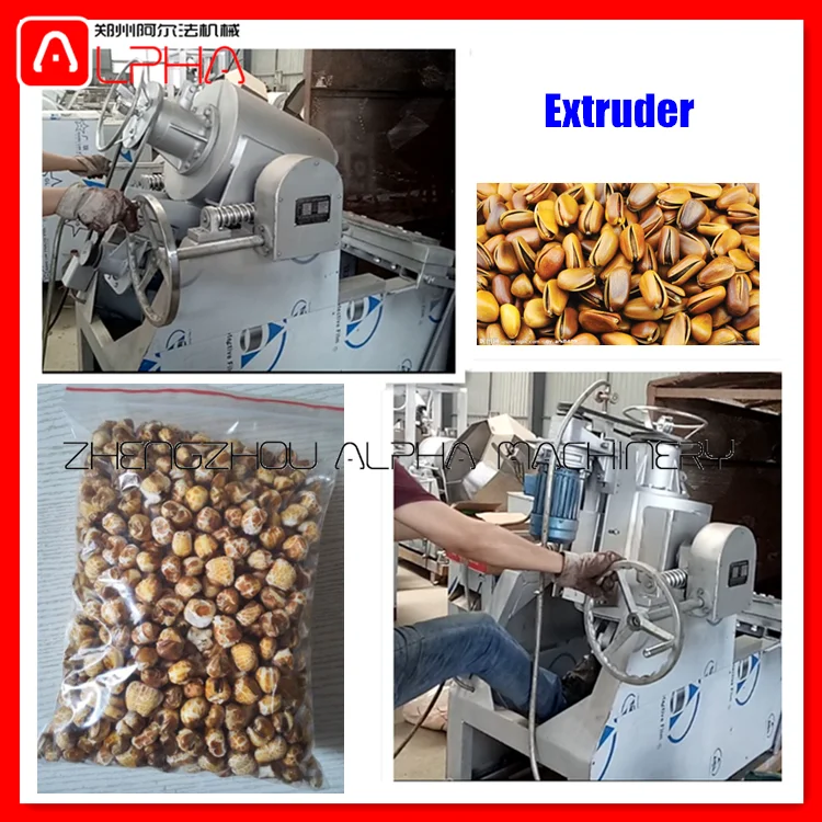 Puffed Wheat Popcorn Wheat Puffing Making Machine Price