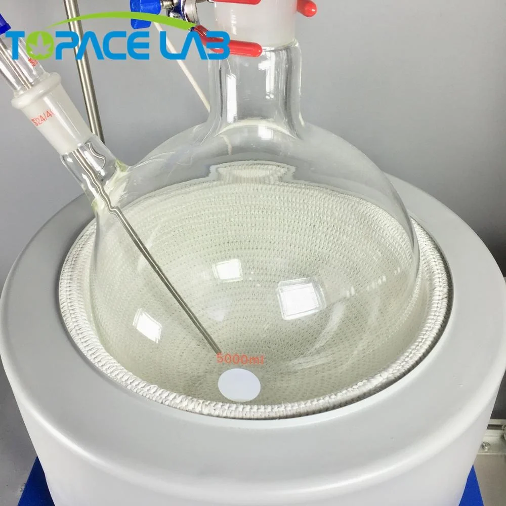 Mini Lab Short Path Distillation Equipment 2L 5L 10L 20L SPD Glassware Electric Rotary Evaporator Desalinization 50L Flask New