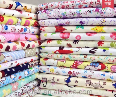 Китайский поставщик, симпатичная мягкая матовая 100% хлопчатобумажная фланелевая ткань 20x10 для простыни/детского одеяла/одежды