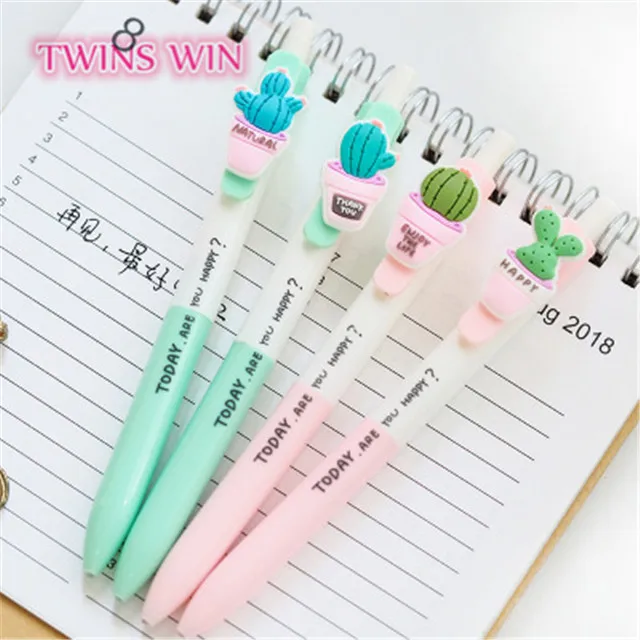 Details about   Cute Cactus Design Gel Pen Writing Pen Office School 2020 Gift Supplies T8J5 