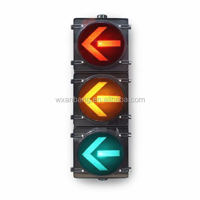 
 Транспортная развязка 12-дюймовый светодиодный стрелки светофора головного света с корпус из поликарбоната  