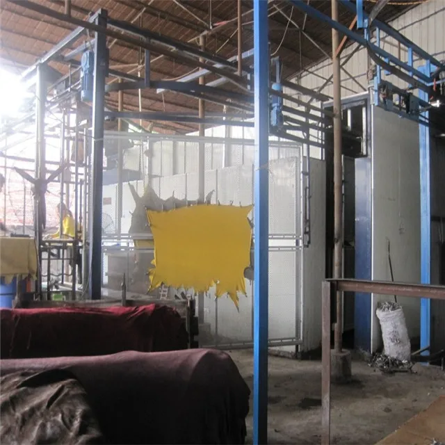 Automatic Sheep Skin Process Equipment New Condition Tannery Toggling Machines Technology