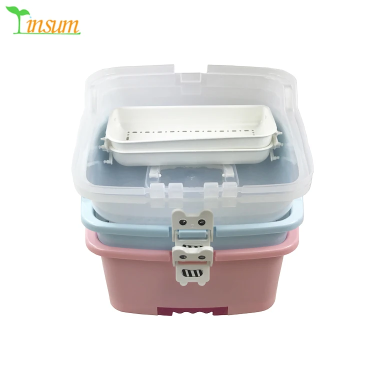 Portable Baby Bottle Storage Box Baby Tableware With Cover Buy Baby