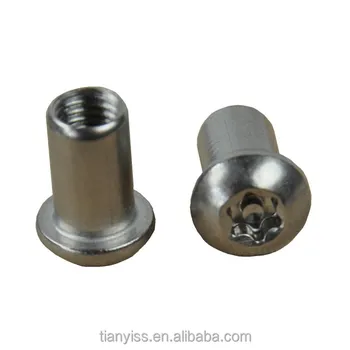 Custom Made Stainless Steel Torx Pin Threaded Barrel Nut - Buy Barrel ...