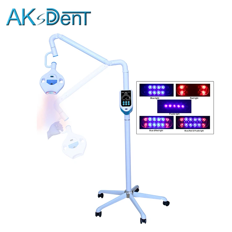 AKsDenT D7HH CE認証 歯ホワイトニングマシンキット 歯科グレード 3色