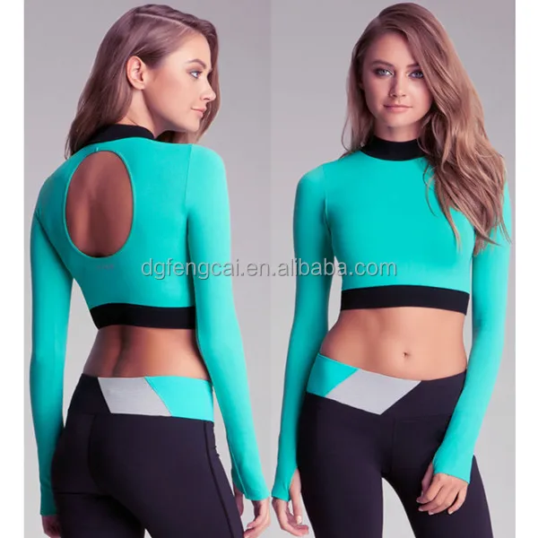 spandex long sleeve top