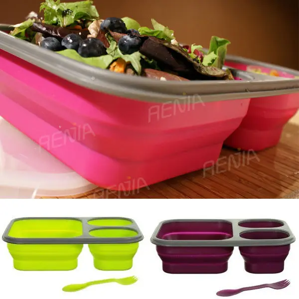 wholesale folding biodegradable bento box and