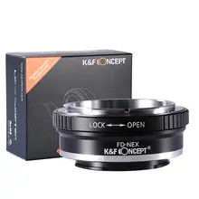 FD-NEX FD Mount Lens for Sony NEX-3 NEX-5 NEX-VG10 Camera NEX Mount Adapter Ring
