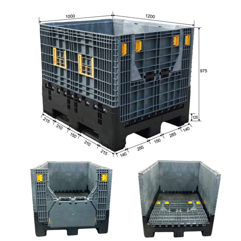 Collapsible Pallet Bulk Containers, Bulk Boxes