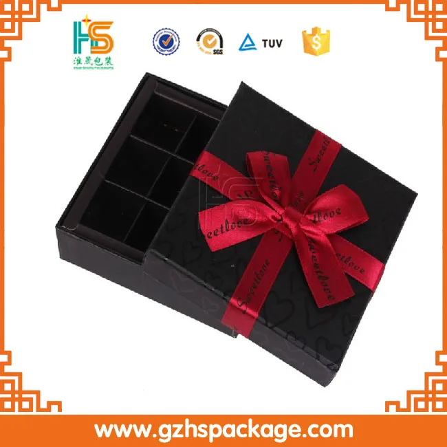 Небольшой глянцевый cube формы декоративные коробки/Рекламные дешевой цене шоколад упаковка