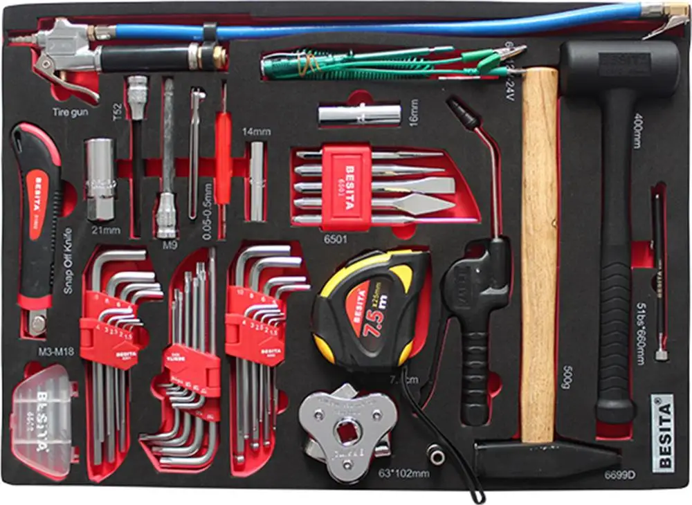 400pcs Bit Holder Workshop Tools Cabinet Trolley Tool Set Spark Plug Socket Car Tool Trolley Tray Set