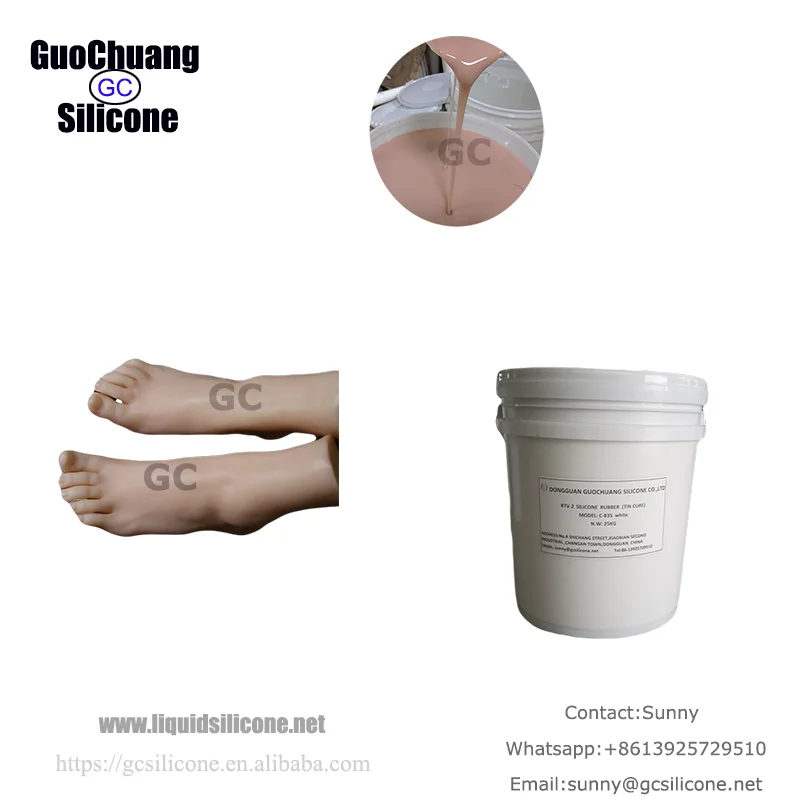 Rtv2 Platinum Silicone Rubber for Orthotics Prosthetic Foot