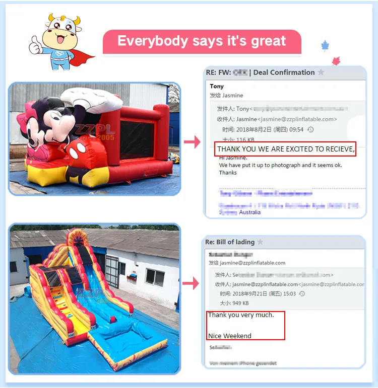 Cheap inflatable alien slide for kids