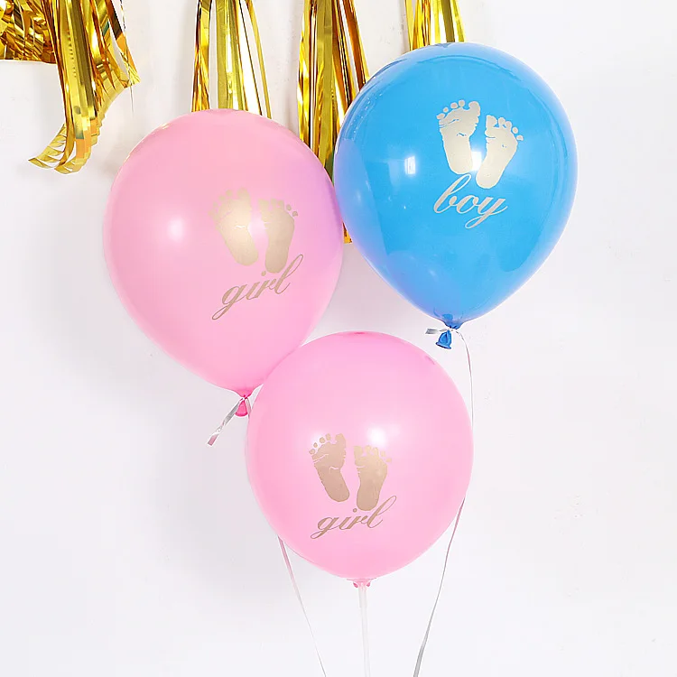 Ballons Pour Fete D Anniversaire Pour Bebe 1 Ensemble En Latex Couleur Bleu Et Rose Pour Fete De Naissance Bapteme Decoration Buy Anniversaire Ballon Ballon Rond Ballon Yiwu Product On Alibaba Com