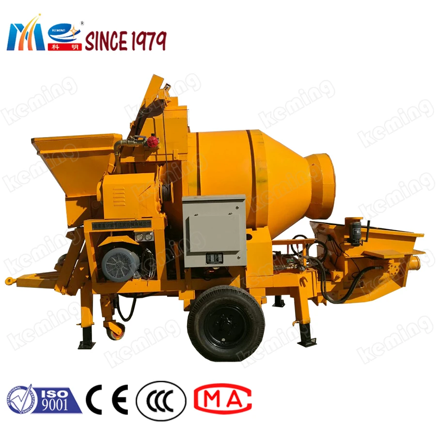 Factory Price Mini Concrete Pump Diesel Engine Concrete Mixer with Pump