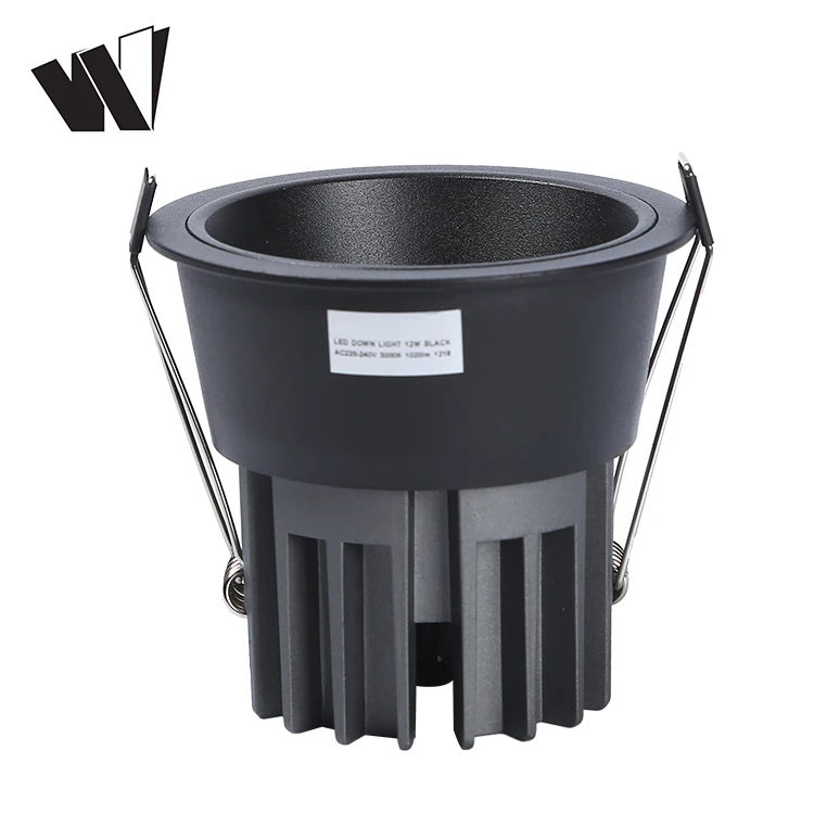 Встраиваемый потолочный светодиодный Светильник направленного света высокой мощности с регулируемым лучом COB 12 Вт