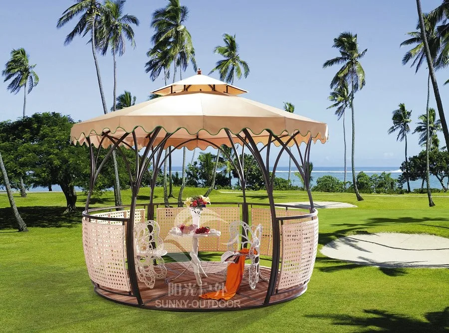 Competitive Price Iron Frame Used Garden Gazebo