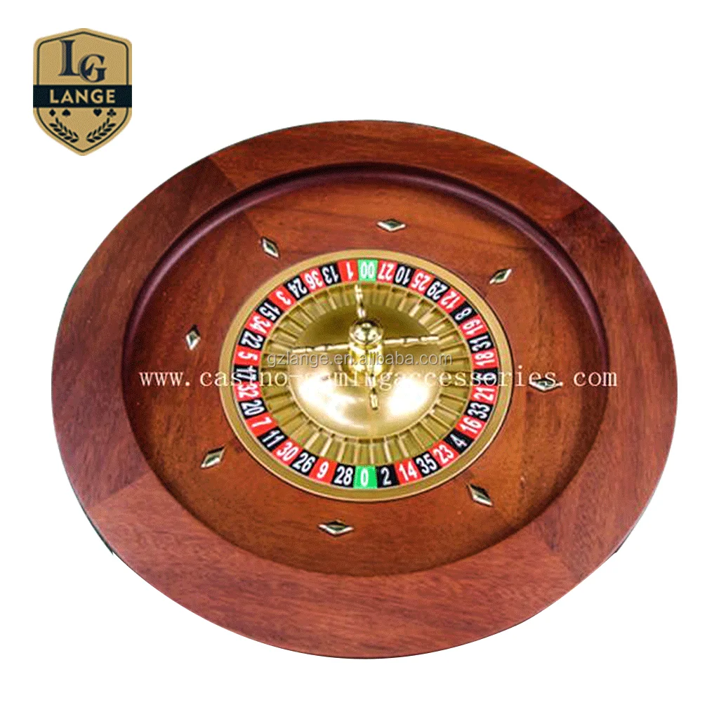 18 Inch Mahogany Mini Roulette Wheel For Casino Games & Oem