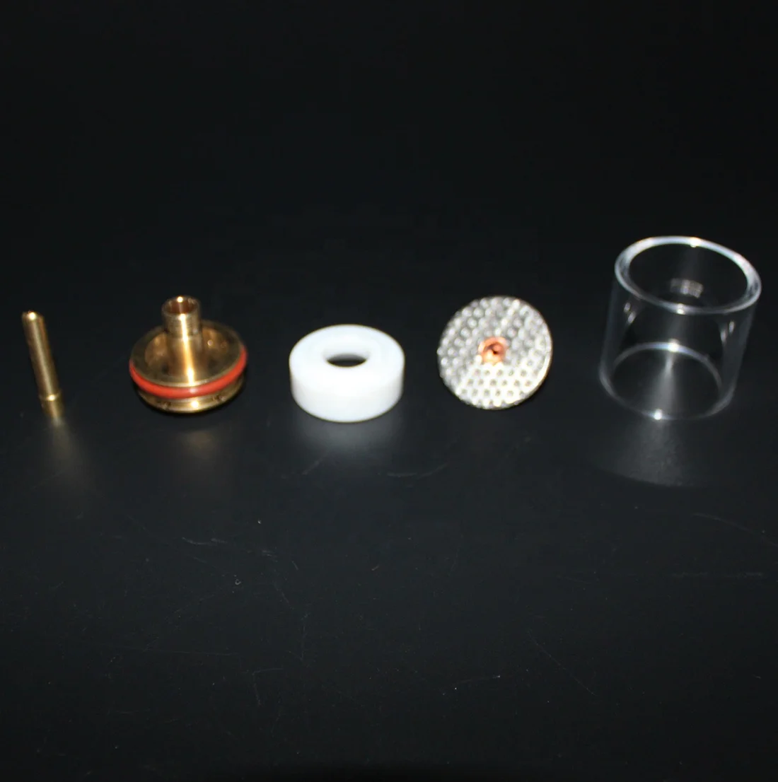 Short Glass Tig Torch Cup Gas Lens Kit For Wp17 18 26 Torch Buy Glass