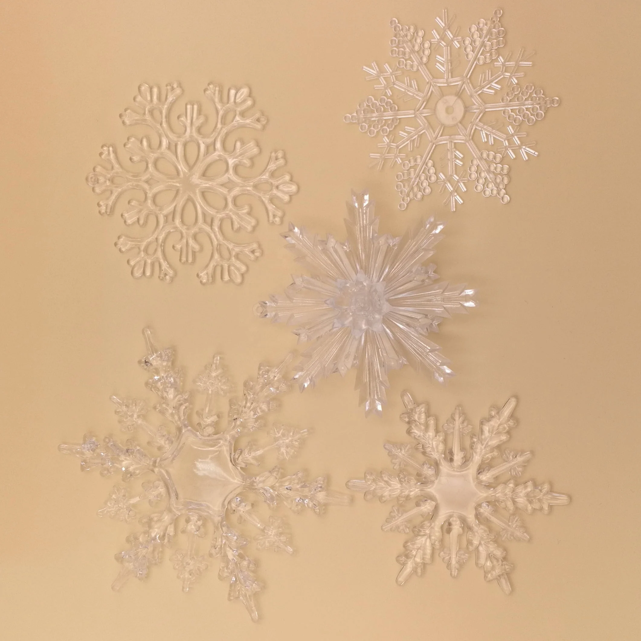 New Design clear Acrylic Snowflake for Christmas Decorations