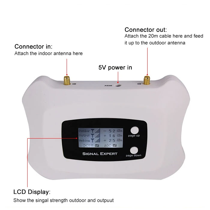ATNJ Chinese easy installation wcdma 2100MHz repeater 3G AS-W3 mobile signal booster amplifier