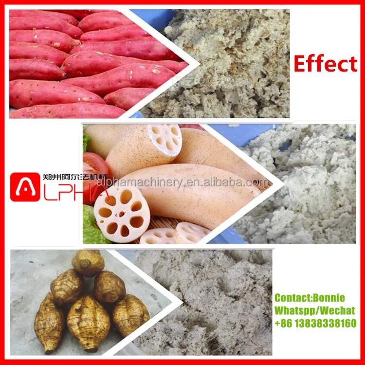 Complete Processing Cassava Grater Yam Grating Machine Machines De Transformation Du Manioc