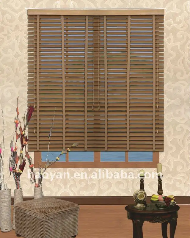 Оптовая продажа, венецианские жалюзи для оконных створок, деревянные жалюзи