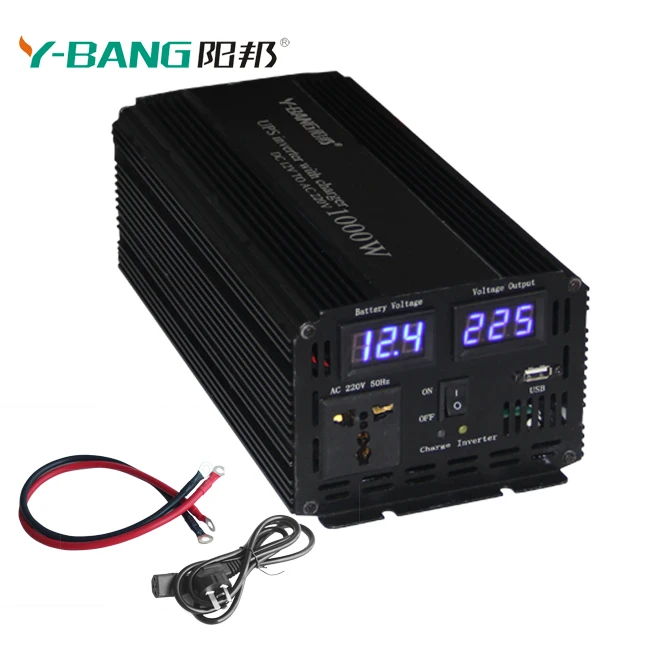 12v 24v 220v UPS 10000 watt modified power inverter with battery charger