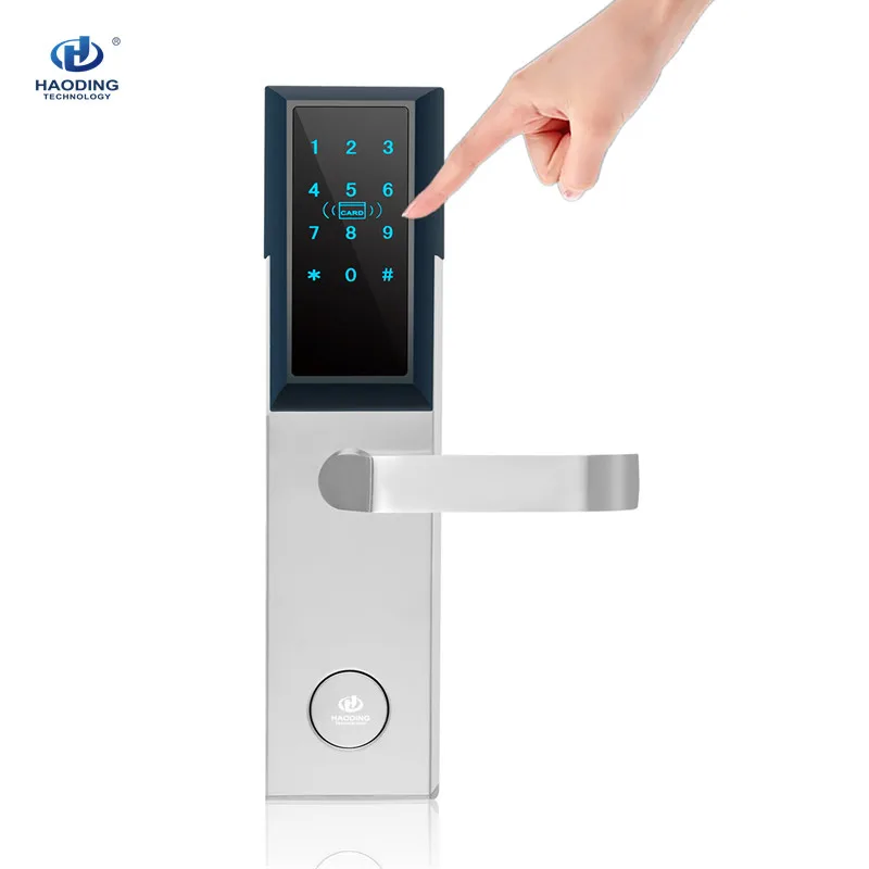 Digital Touch Screen Keypad Passcode Door Lock Smart Keyless Door Lock Card Key Password Locks