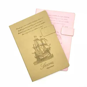 Vintage Genuine Cowhide Leather Hardcover Notebook Manual Sketchbook Painting Craft Paper Creative Refillable for Promotion