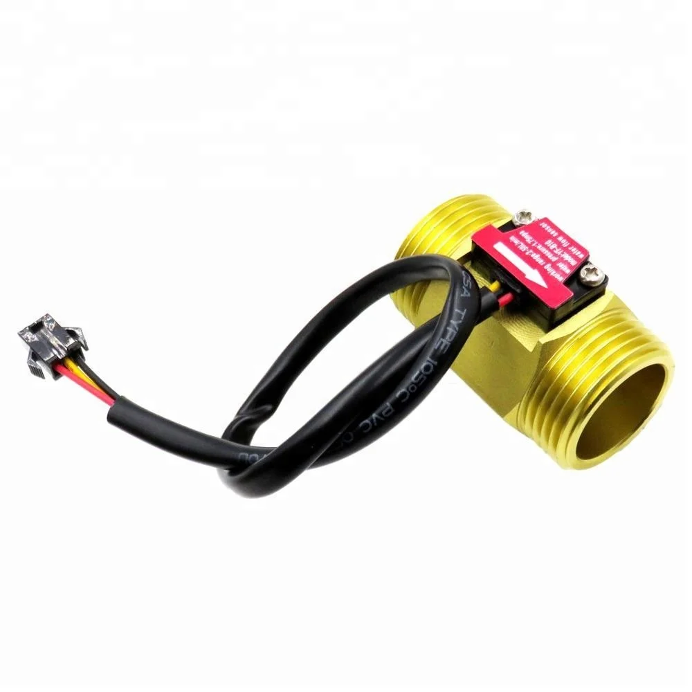 YF-B10 SEA WATER FLOW METER 1 INCH BSP THREAD BRASS MATERIAL 2-50L/min FLOW RANGE