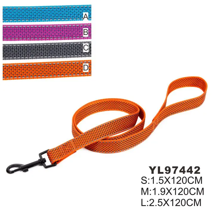 г. Яркая Высокое качество вязать удобные трафика Contral Ручка Прочный регулируемый поводок для собаки