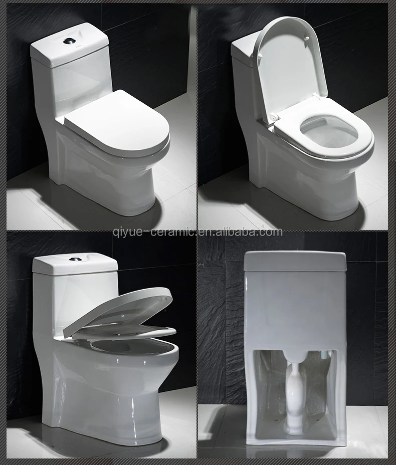 Economic Ceramic Sanitary Ware Bathroom WC One Piece Floor Mounted ...