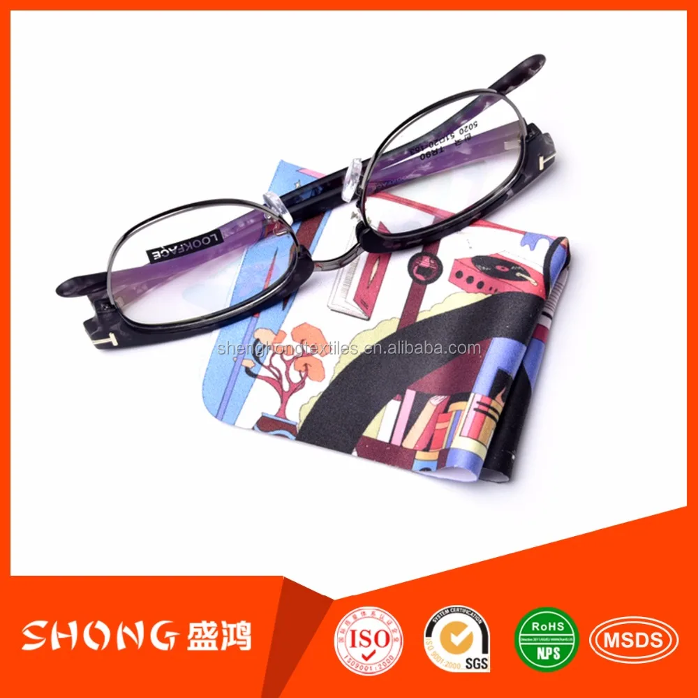 
 Салфетка для очистки очков с сублимационной печатью/салфетка для очистки стекла  