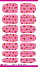 Hot summer and hot water transfer printing second generation fruit jewelry designs nail art nail stickers Nail Polish K5659