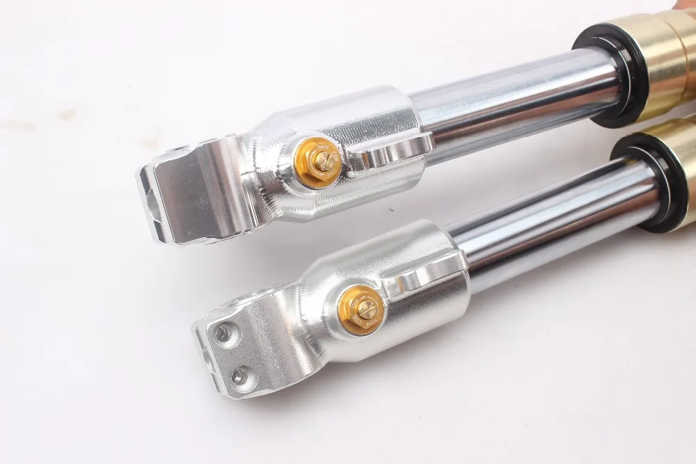 quality pitbike suspension CNC bottom upside down pit bike front forks adjustable