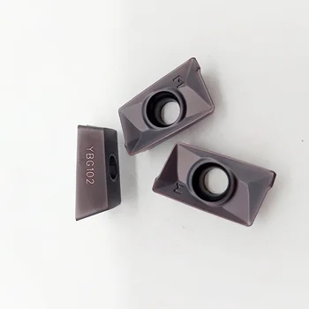 Apt Tool 5-Piece APKT 1604 33 PDER YBG202 Carbide Inserts – Alloy Stainless Steel Cutting Inserts Agt Industrial - Foto 7