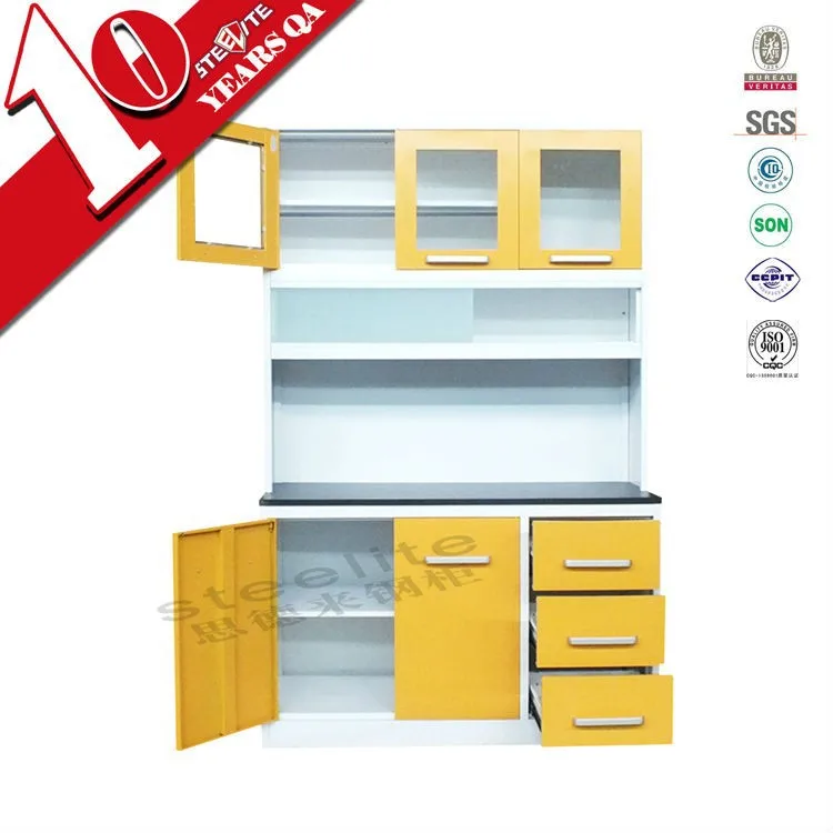 Factory Price Customised Modular Fiberglass Kitchen Cabinets Design