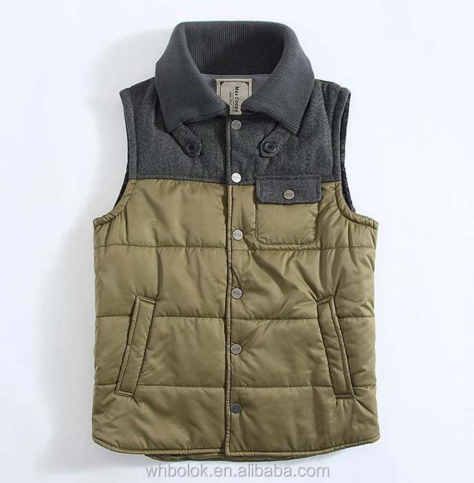OEM Service Casual Style Winter Sportswear Polyester Padded Vest