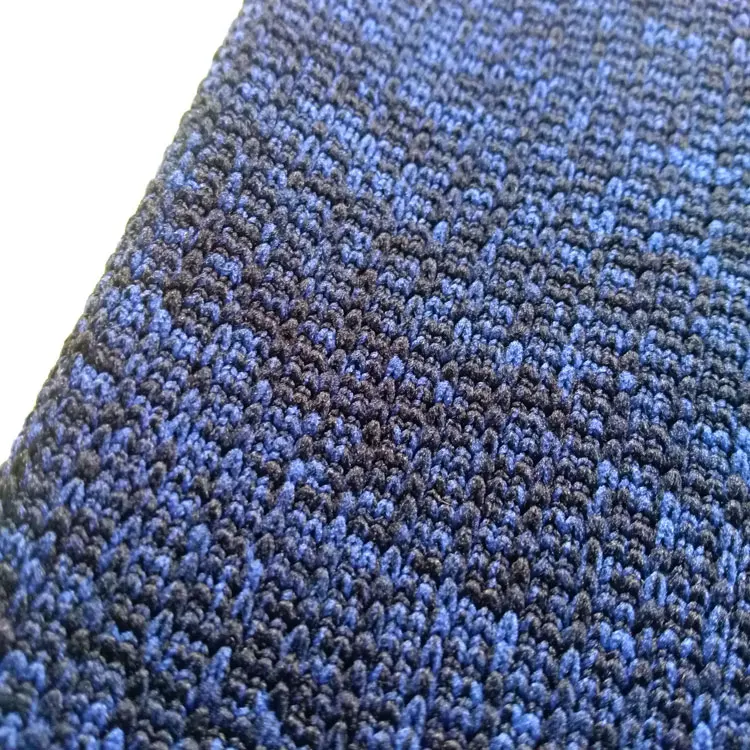 
Новейший дизайн пальто грубая игла вязать Матовый DTY полиэстер спортивный свитер ткань 