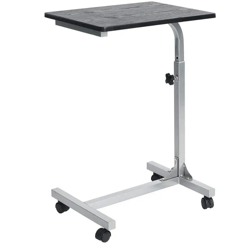 Overbed Table Medical Adjustable Portable Notebook Desk Sofa Side