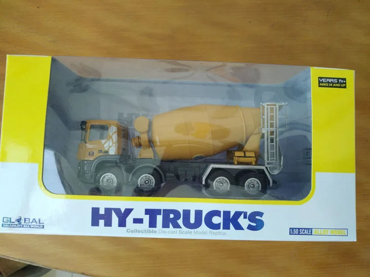 Good Quality 1:60 Small Die Cast Concrete Mixer Truck Toy