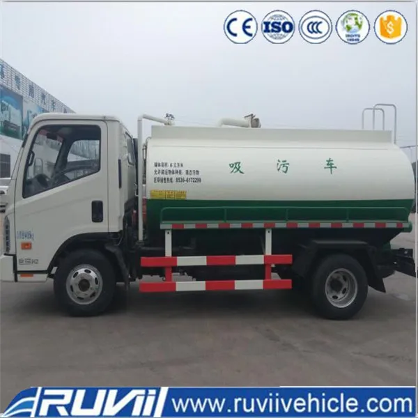 
Новый грузовик Ruvi (ZJH5081GXW) Forland 9 куб. М для очистки под высоким давлением и вакуумной очистки сточных вод 