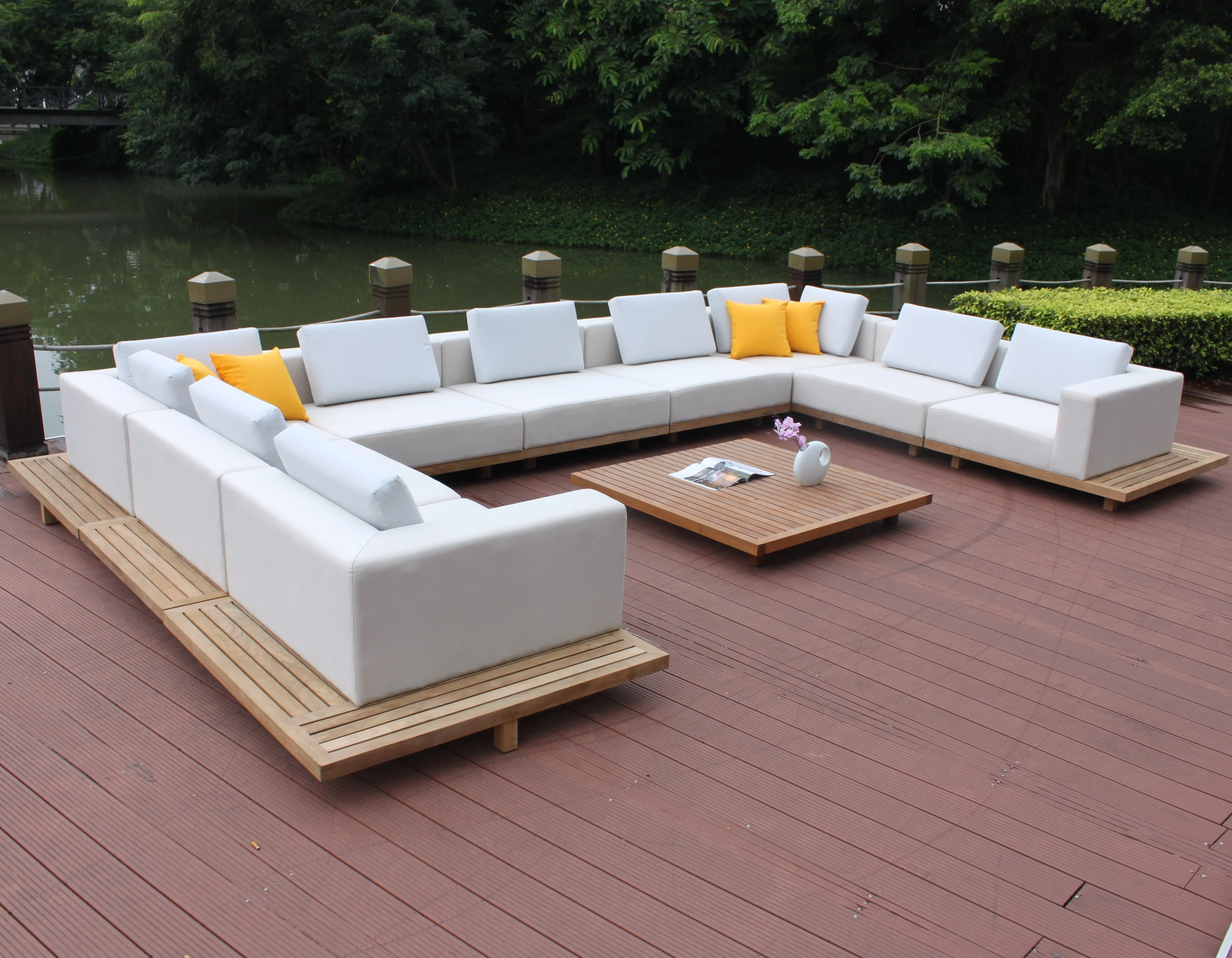 aluminium outdoor couch