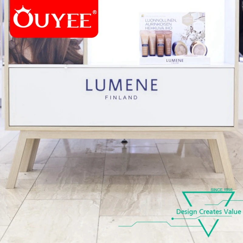Professional Commercial Window Design Cosmetics Shop Decoration for Fancy Shop