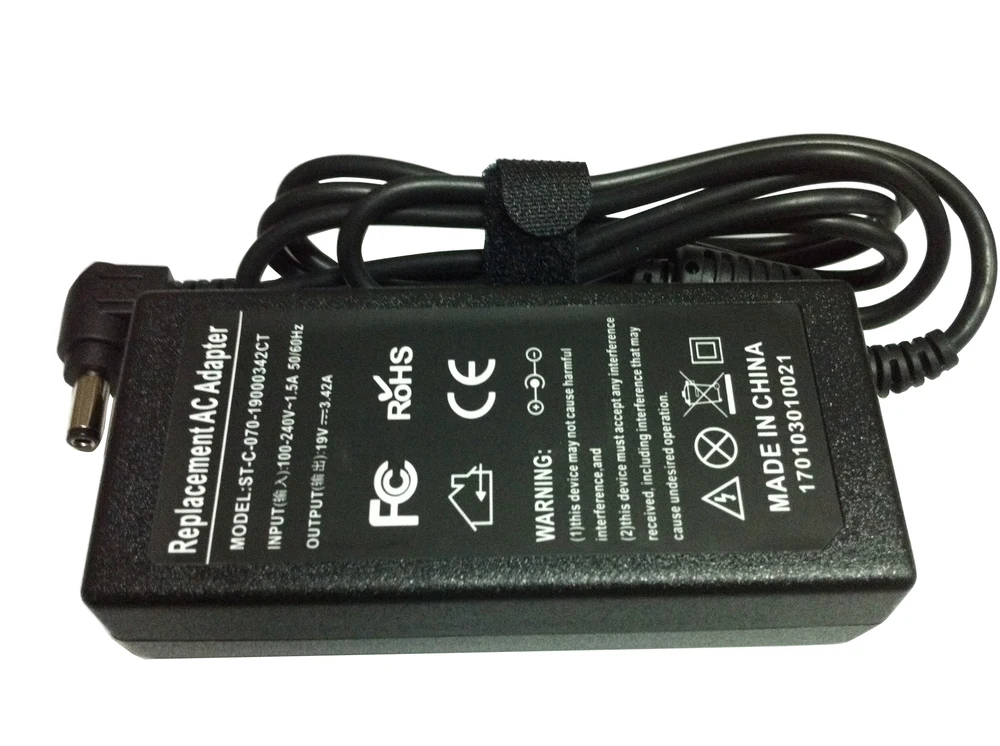 19V 65W AC Adapter Laptop Charger For Acer – 3.42A Power Supply Cord With Cable