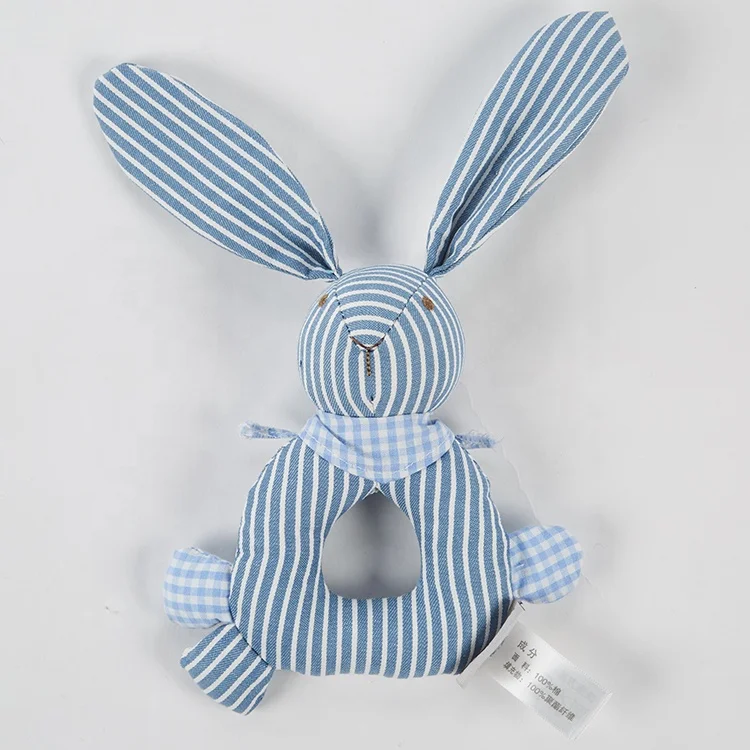 Животные, ручной Колокольчик, милый кролик, детские погремушки, детские плюшевые кольца, игрушки для малышей