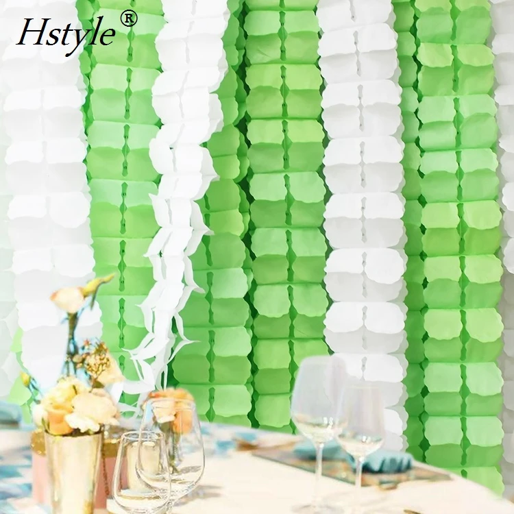 Life Glow 12pcs Four Leaf Clover Paper Flowers Garlands Party