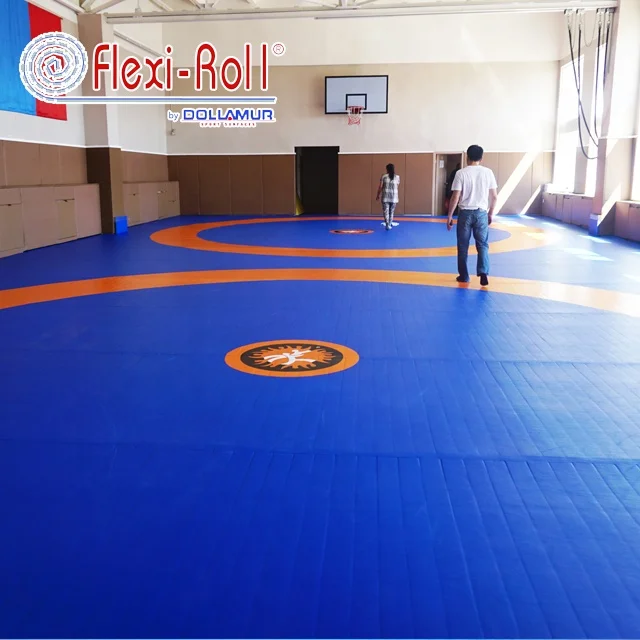 Dollamur Flexiroll Customize Logo Tatami Vinyl Martial Arts Grappling