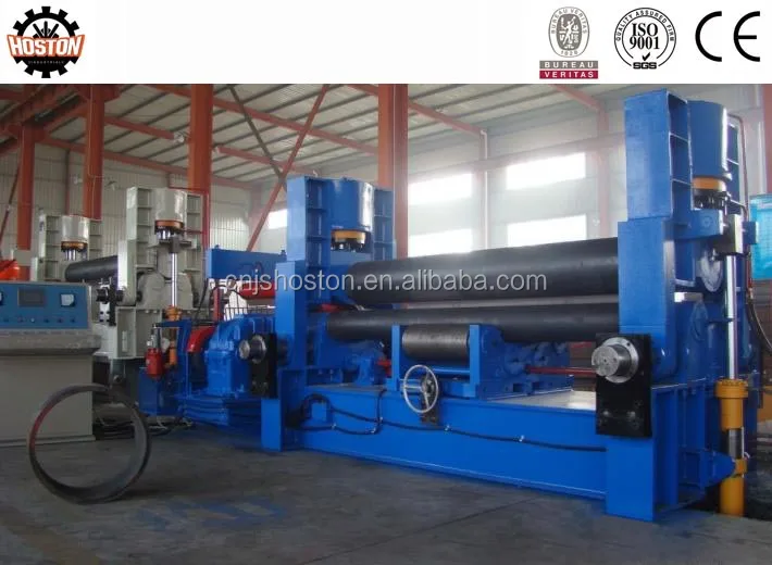 
HOSTON 4 рулонный гибочный станок, сверхмощный станок для прокатки стальных пластин, верхний ролик, универсальный 4-рулонный гибочный станок, цена 